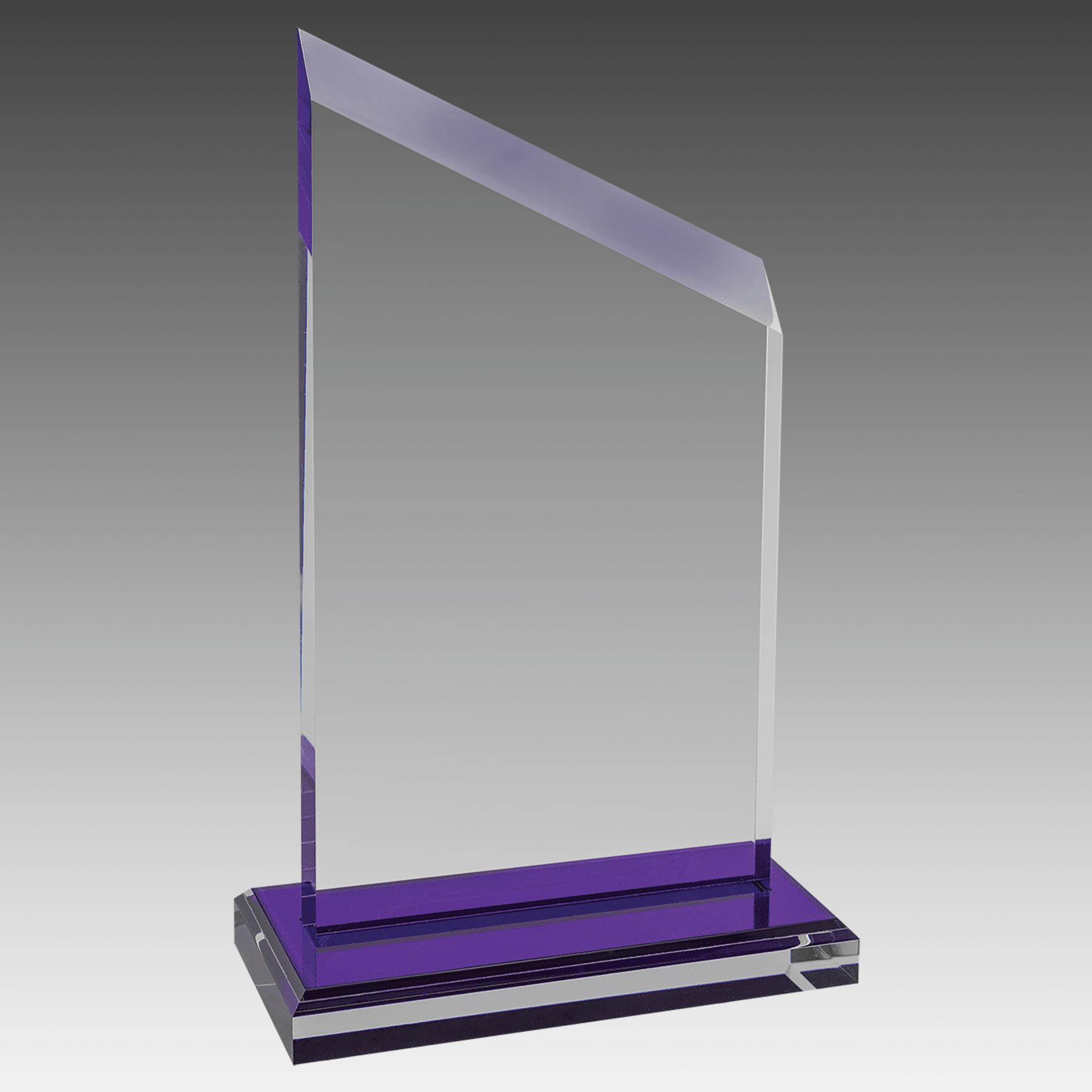 Acrylic w/Purple Accents, Black Base w/Purple Mirror Top