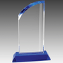 8.75" Crystal Arch with Blue Base