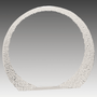 6.25" Rounded Crystal with Decorative Edge