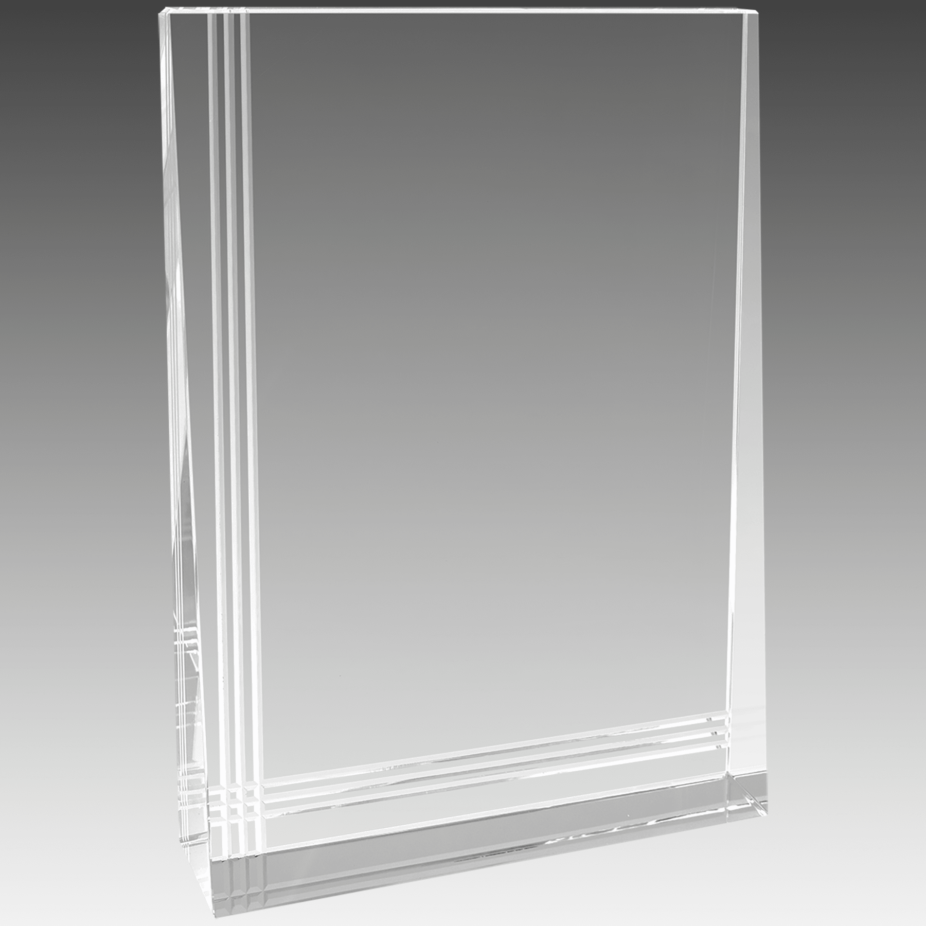 5.5" x 8" Crystal Wedge