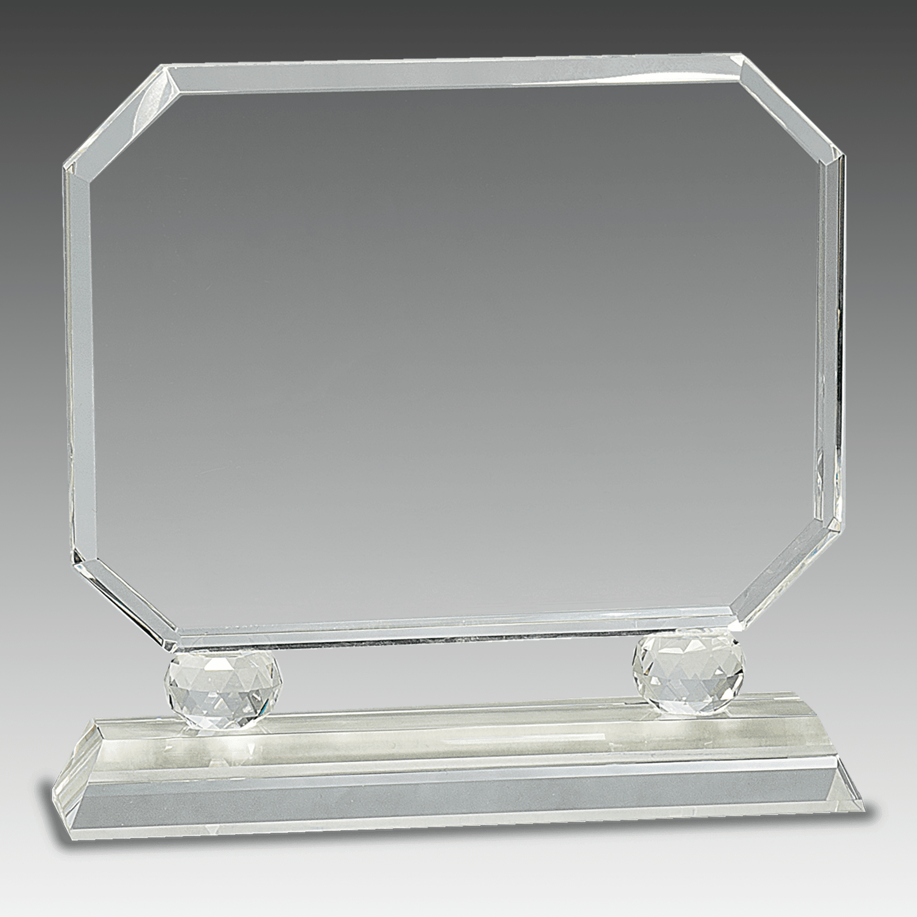 Rectangle Crystal on Pedestal Base - ACS19