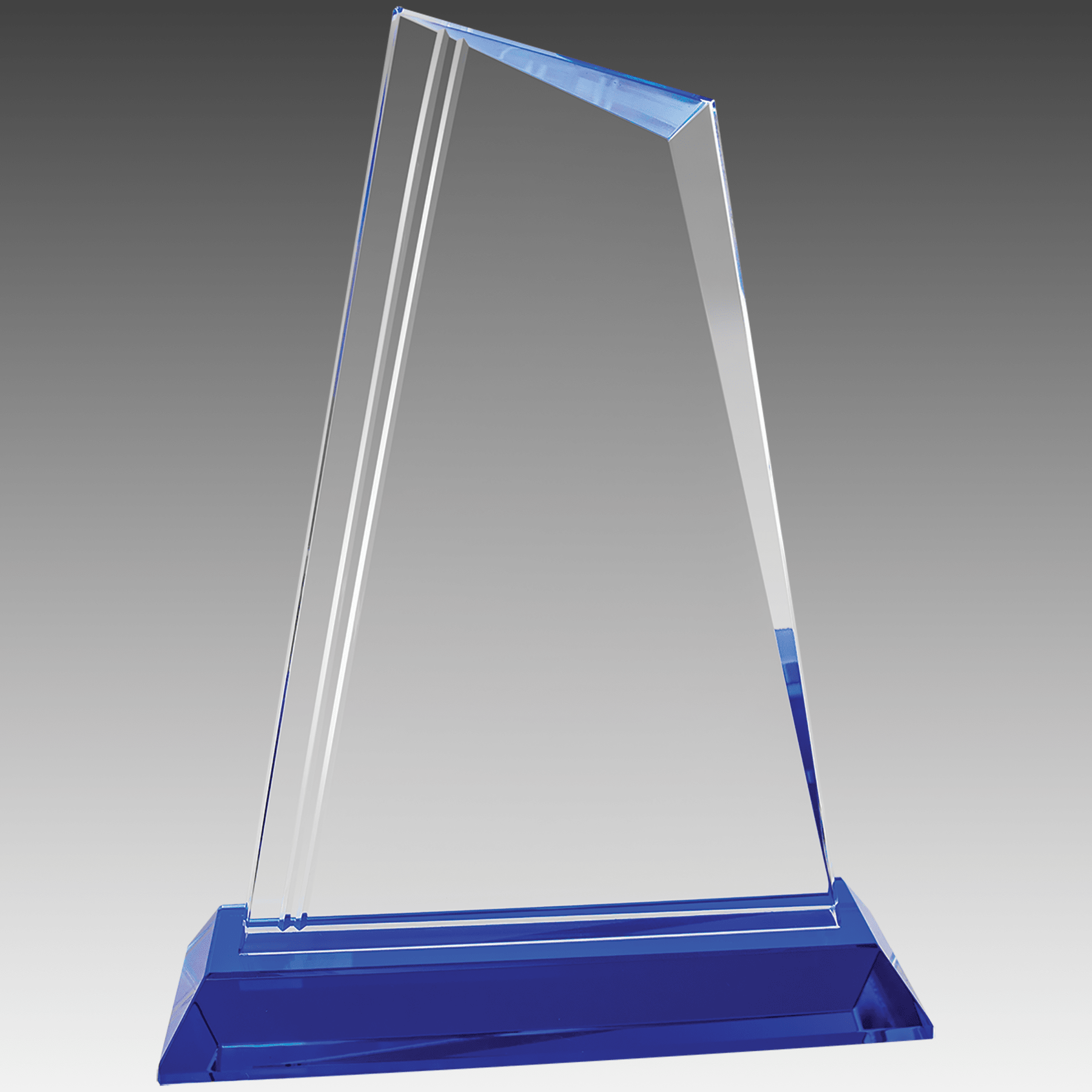 9" Crystal Peak with Blue Base