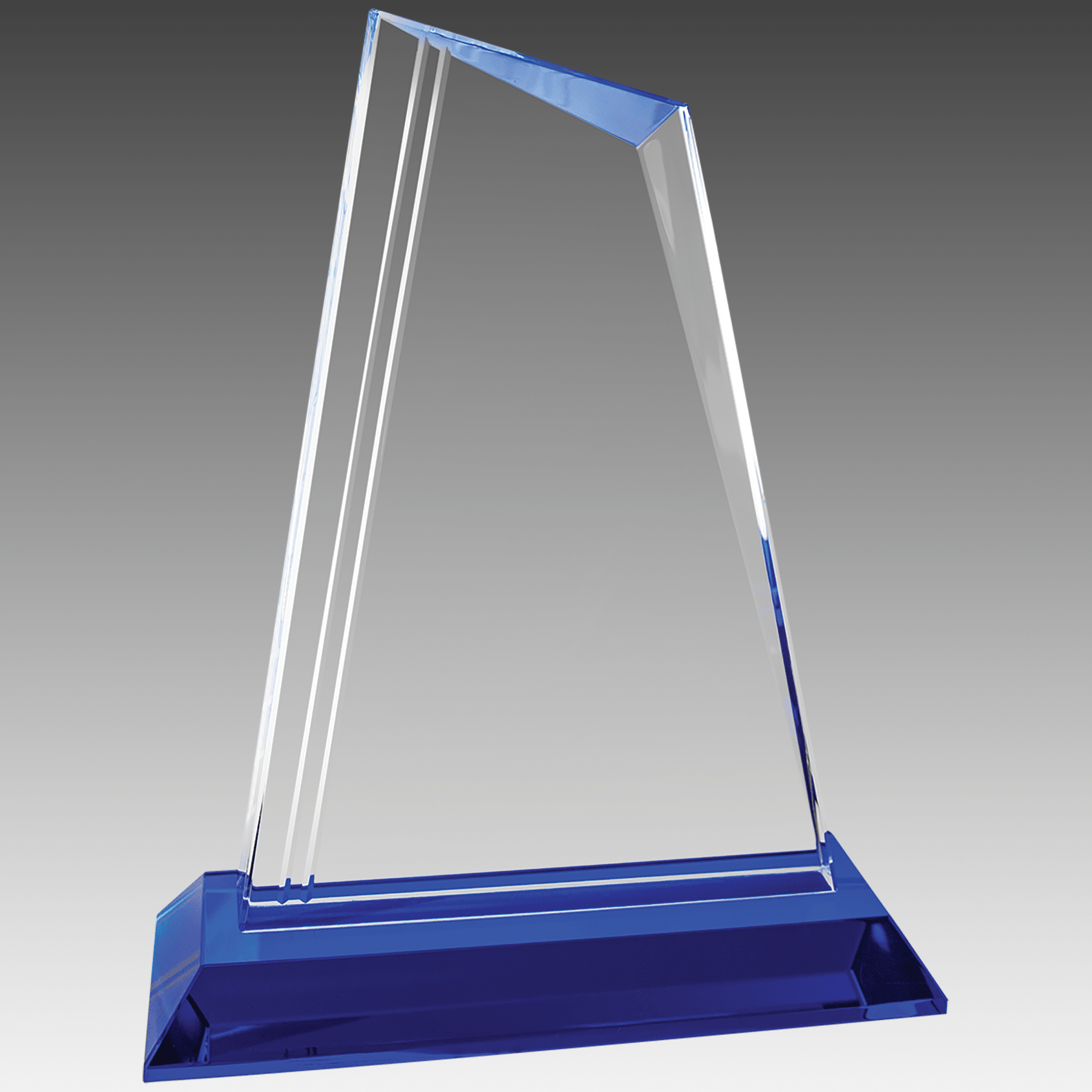 7.75" Crystal Peak with Blue Base