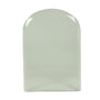 7" Gateway Jade Dome Glass Award with Rosewood Finish Base