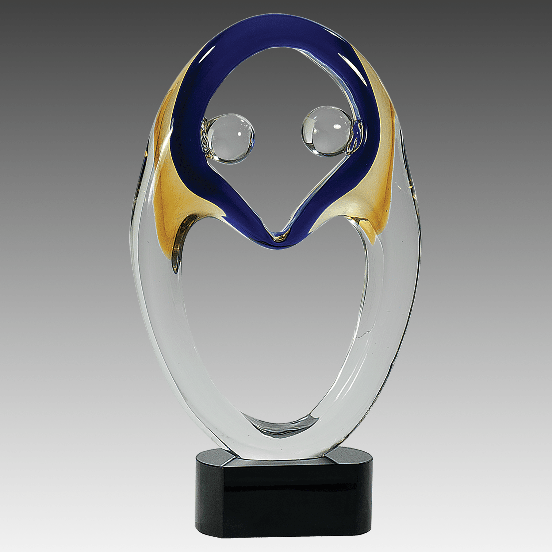 13.75" Together Art Glass