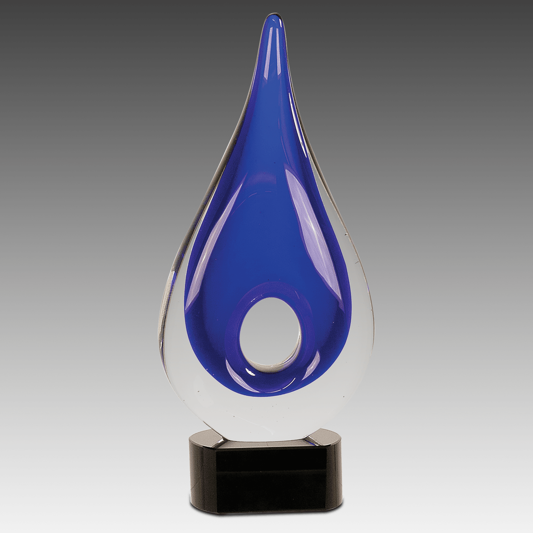 Round Window Raindrop Art Glass - AGAR28