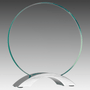 7.25" Round Cosmic Glass with Silver Base