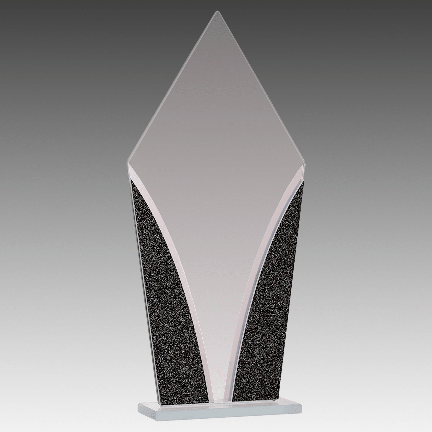 10.5" Diamond Designer Glass Award