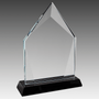 7.75" Diamond Halo Glass with Black Base