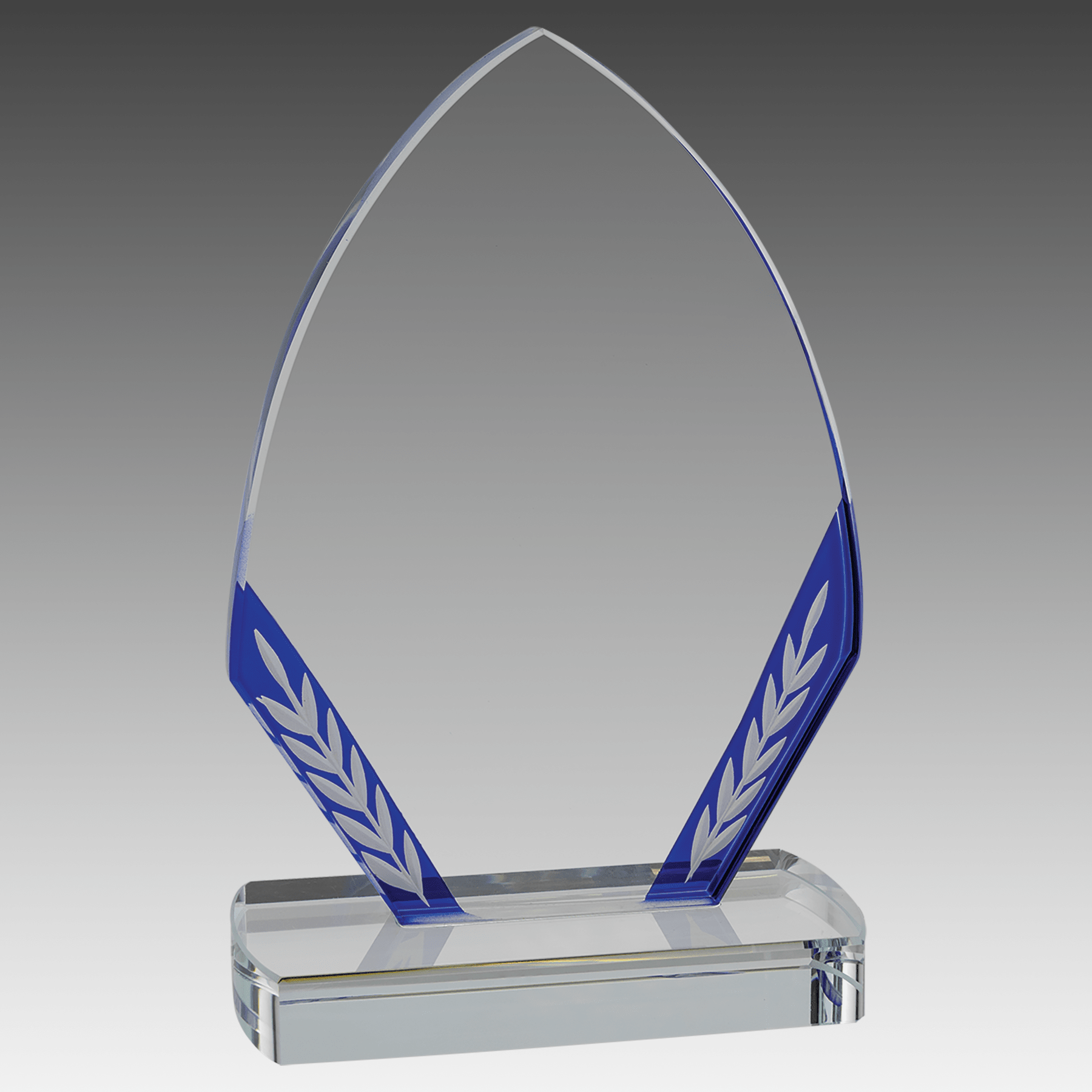 7.75" Blue Diamond Edge Glass
