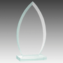 8.75" Oval Jade Glass Award