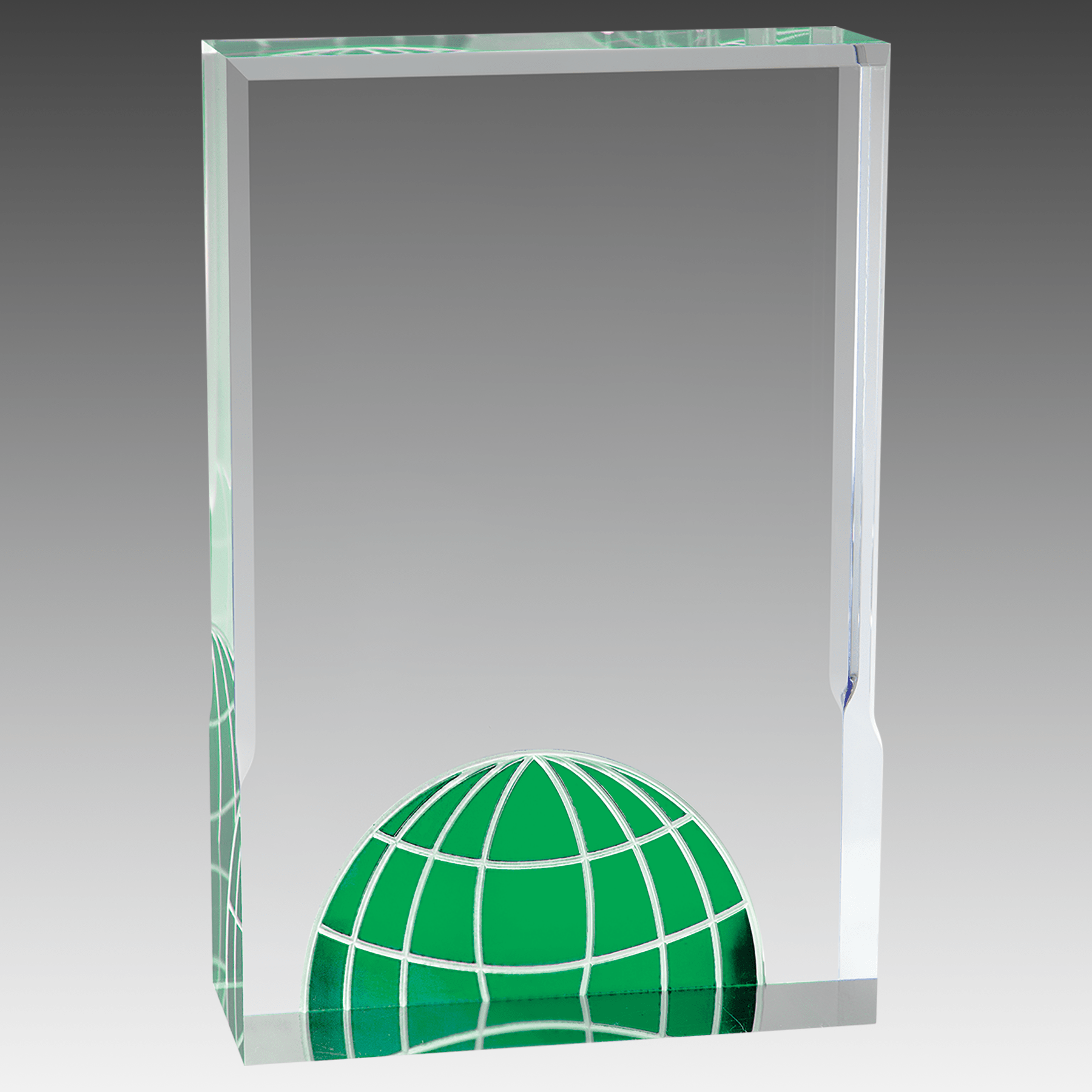 5" x 7" Green Globe Acrylic