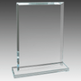 7" Rectangle Clear Glass Award
