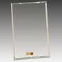 4" x 6" Clear Rectangle CrystalEdge Glass