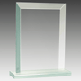7" Rectangle Jade Glass Award