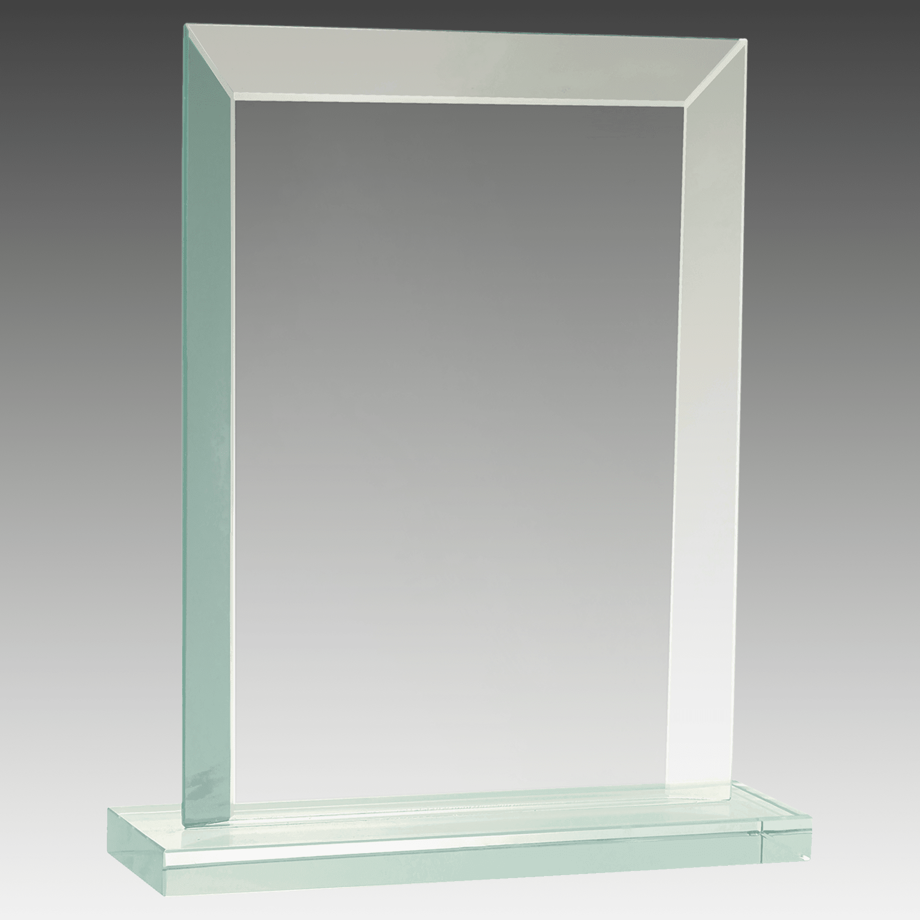 8.5" Rectangle Jade Glass Award