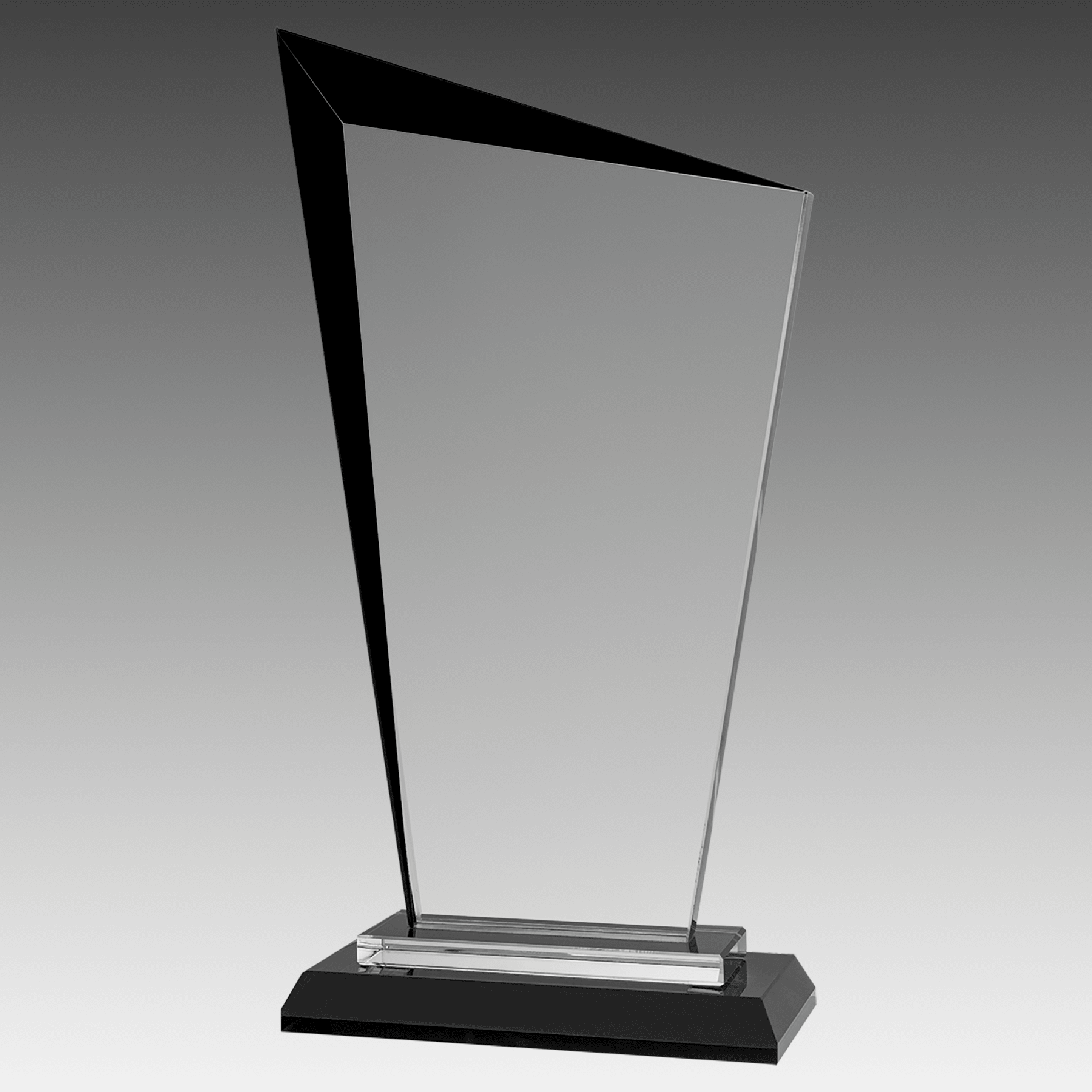 9.5" Black Razor Glass