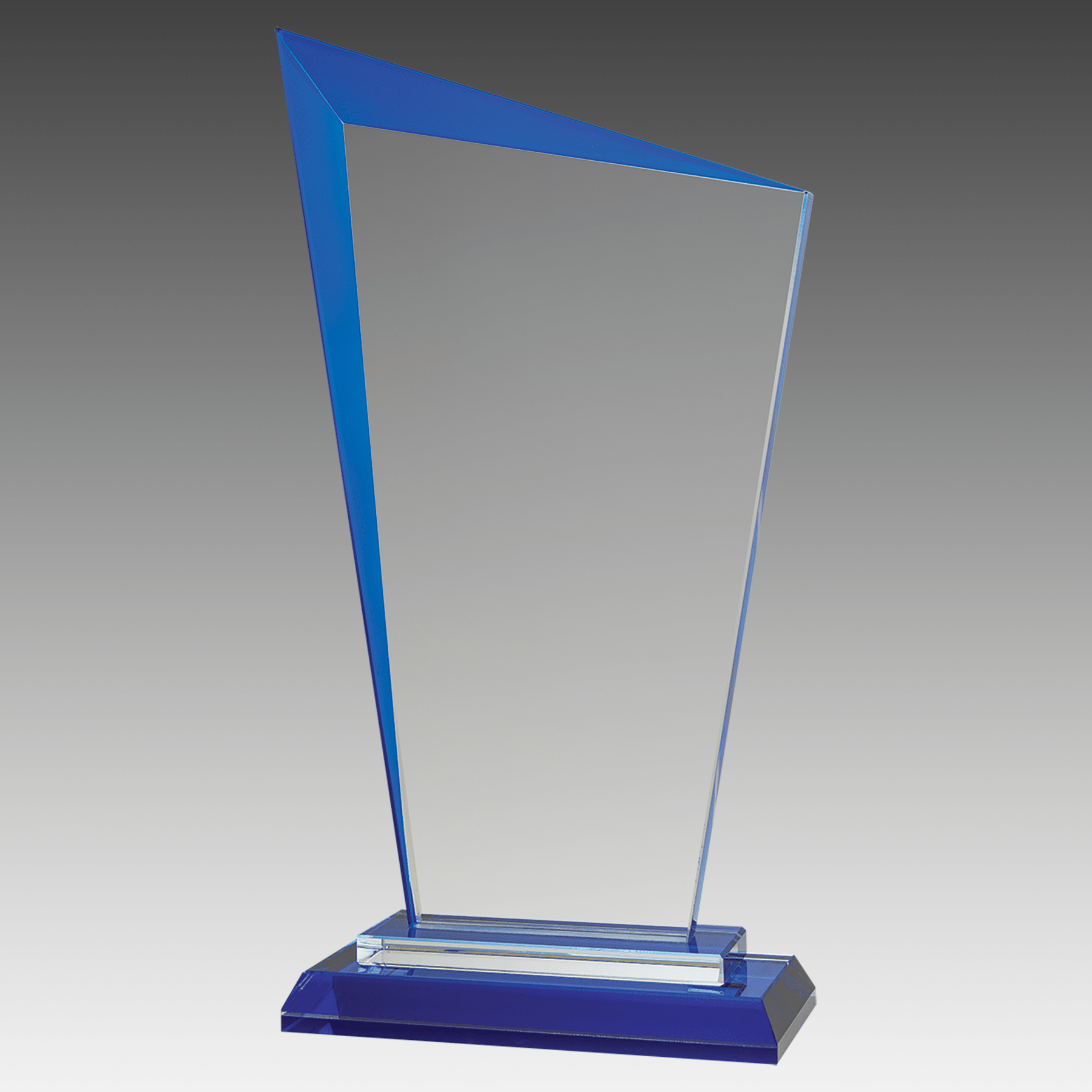 9.5" Blue Razor Glass