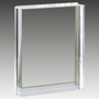 3.75" x 5" Clear Crystal Book
