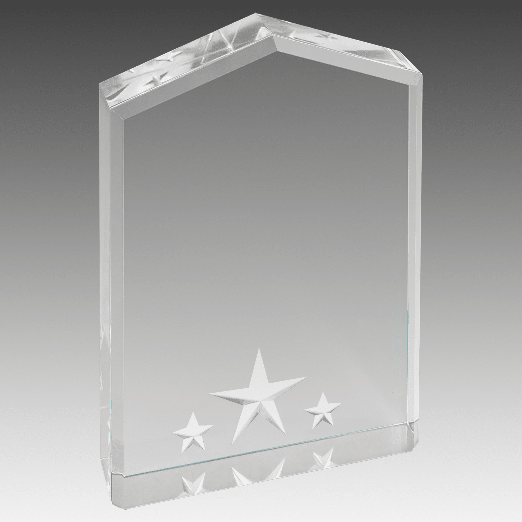 5" Silver Star Point Acrylic