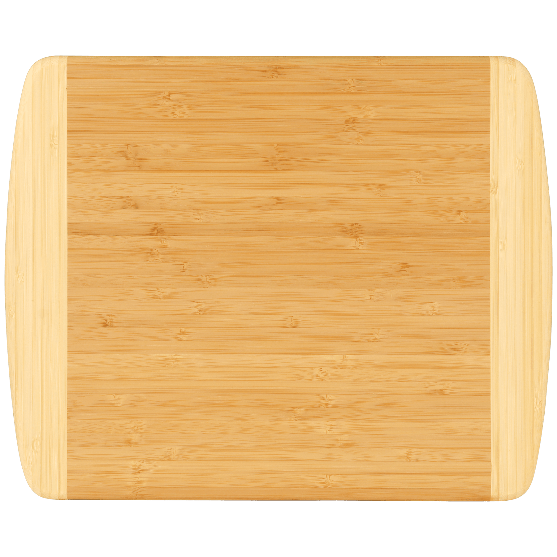 13.5" x 11.5" Bamboo 2-Tone Cutting Board