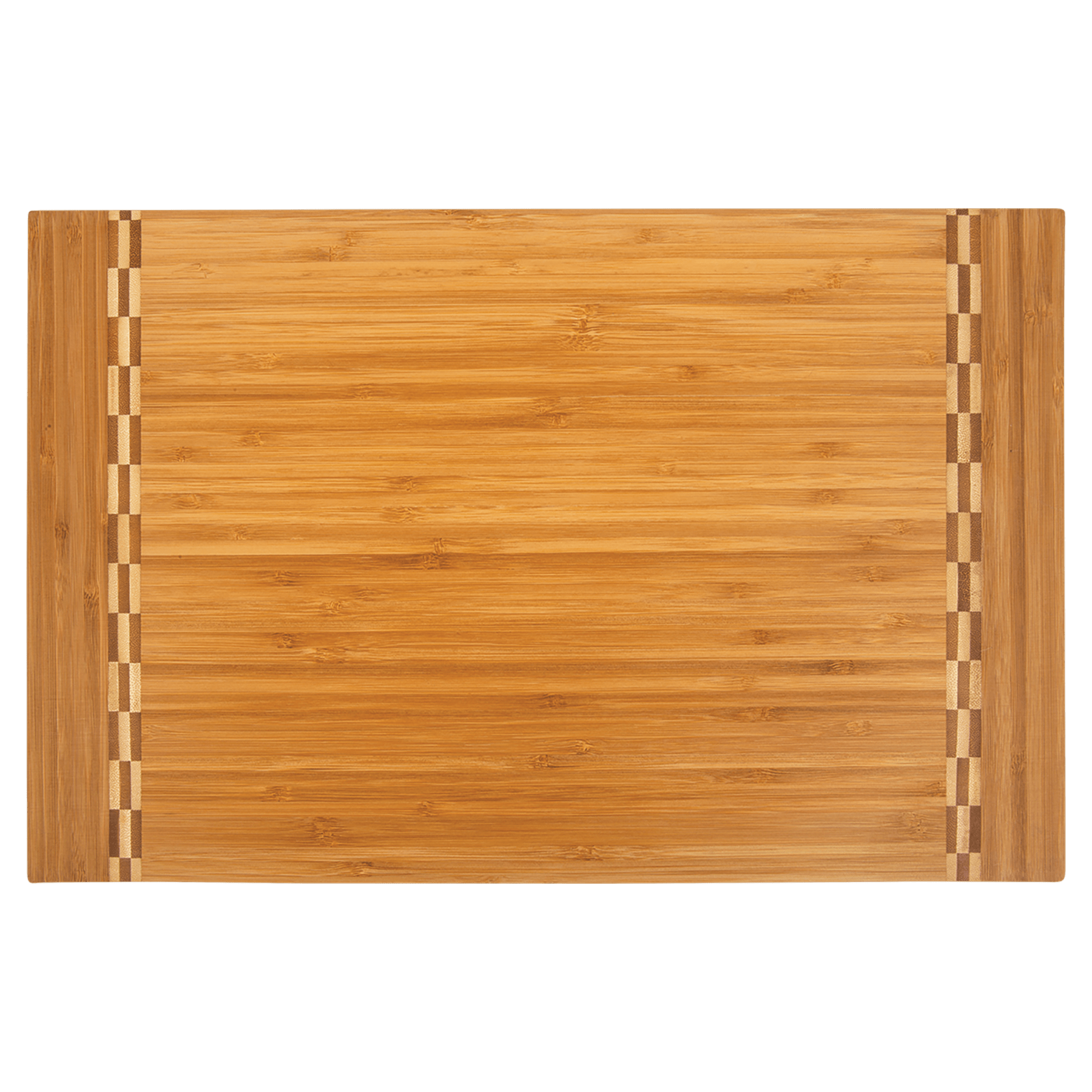 18.25" x 12" Bamboo Cutting Board with Butcher Block Inlay