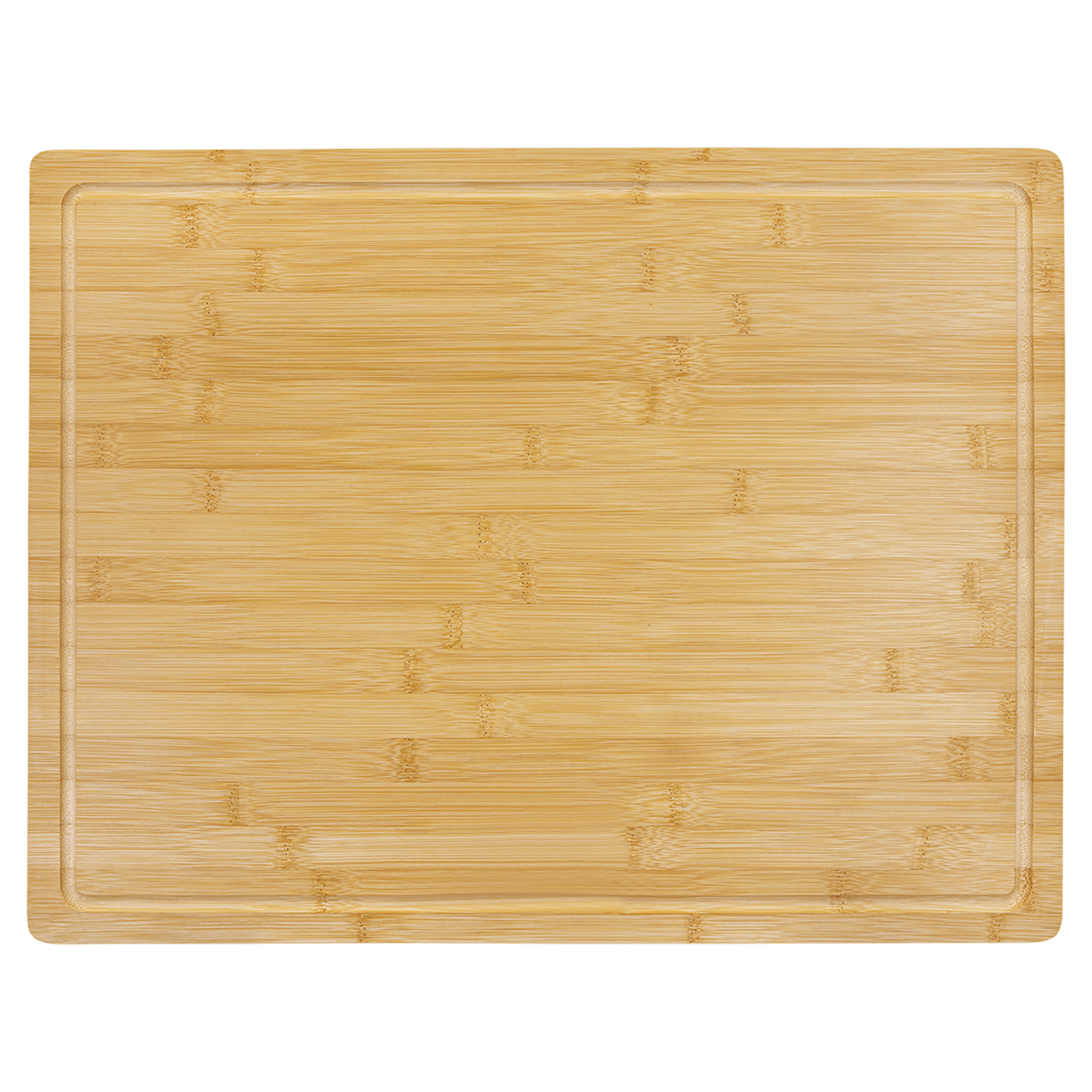 19.75" x 15" Bamboo Cutting Board with Drip Ring
