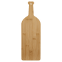 17" x 5.25" Bamboo Wine Bottle Cutting Board