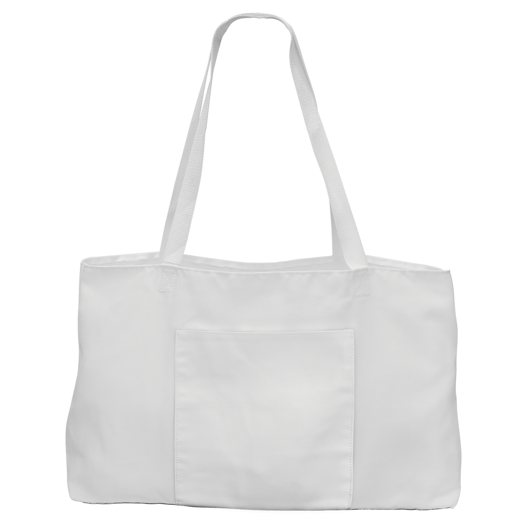 Canvas Bag with Leatherette Gusset - SCK11
