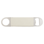 1.5" x 7" White/Black Leatherette Bottle Opener