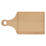 13.5" x 7" Maple Cutting Board Paddle Shape with Drip Ring