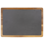 13" x 9" Acacia Wood/Slate Cutting Board