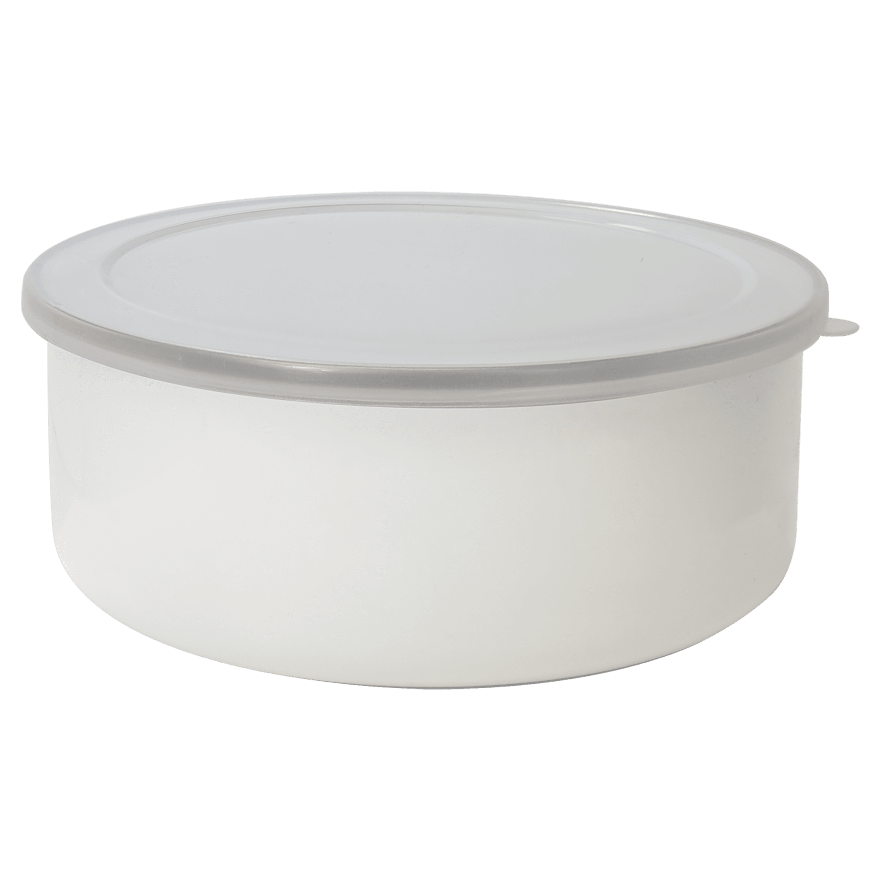 24 oz. Short Enamel Bowl with Lid