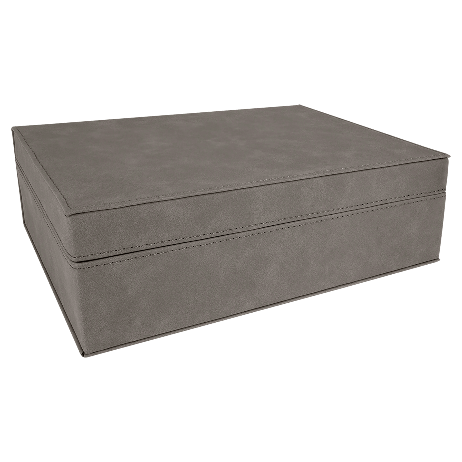 10.25" x 7.5" Gray Leatherette Premium Gift Box