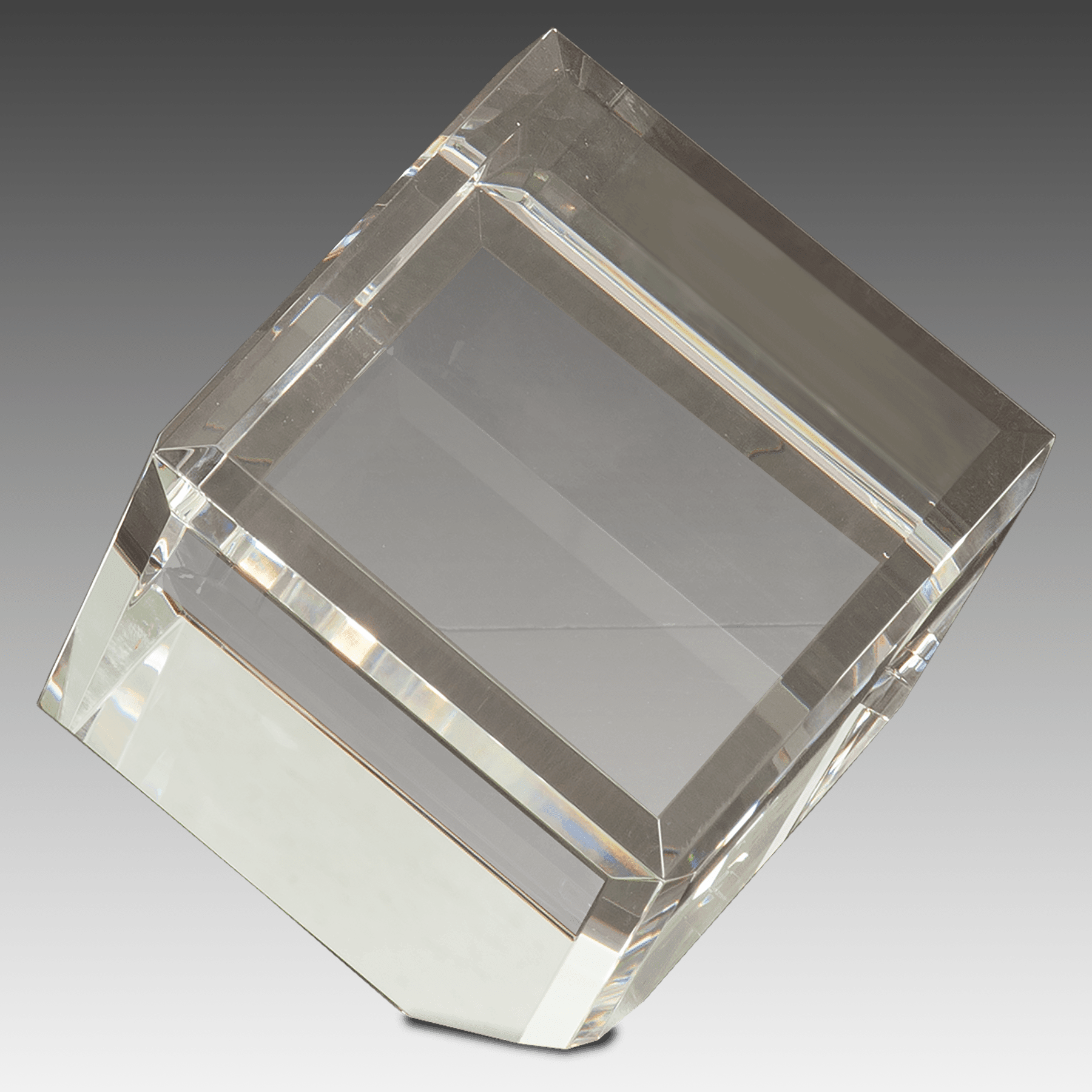 4" x 4" Crystal Cube