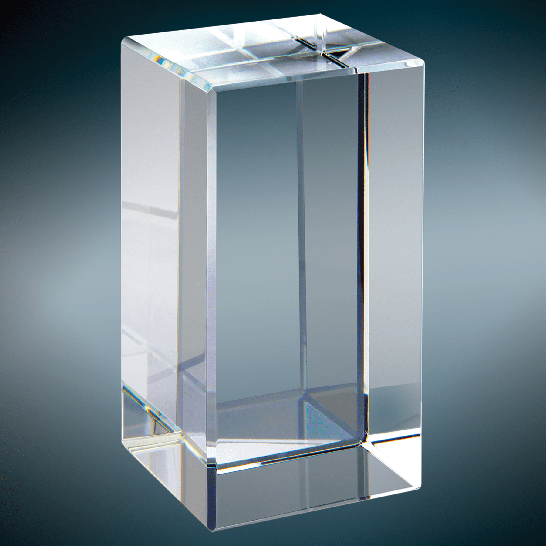 2" x 4" Clear Crystal Block