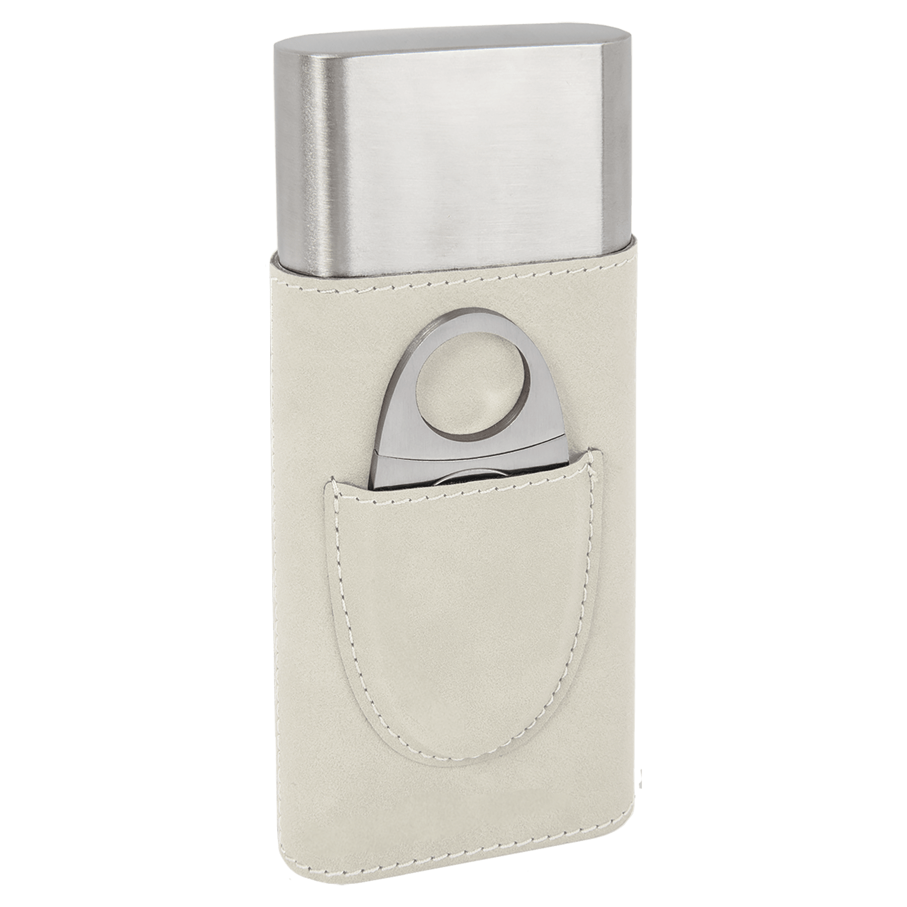 Leatherette Cigar Case with Cutter - CGR01