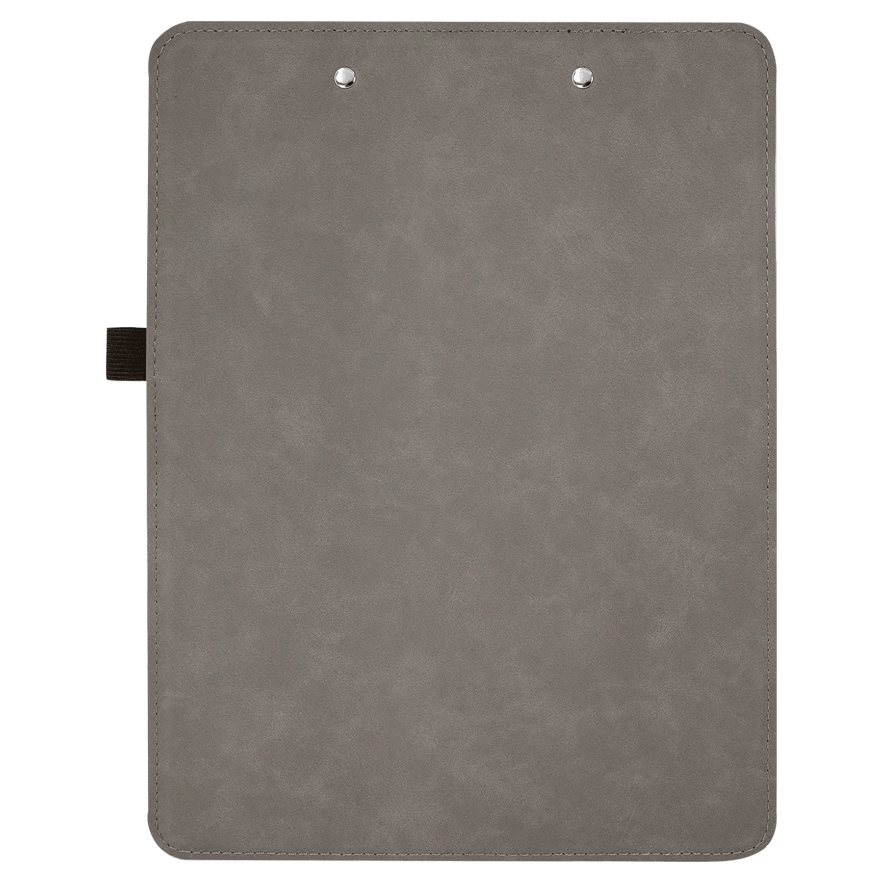 9" x 12.5" Gray Leatherette Clipboard