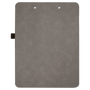 9" x 12.5" Gray Leatherette Clipboard