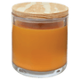 Candle in a Glass Holder with Wood Lid - CND01