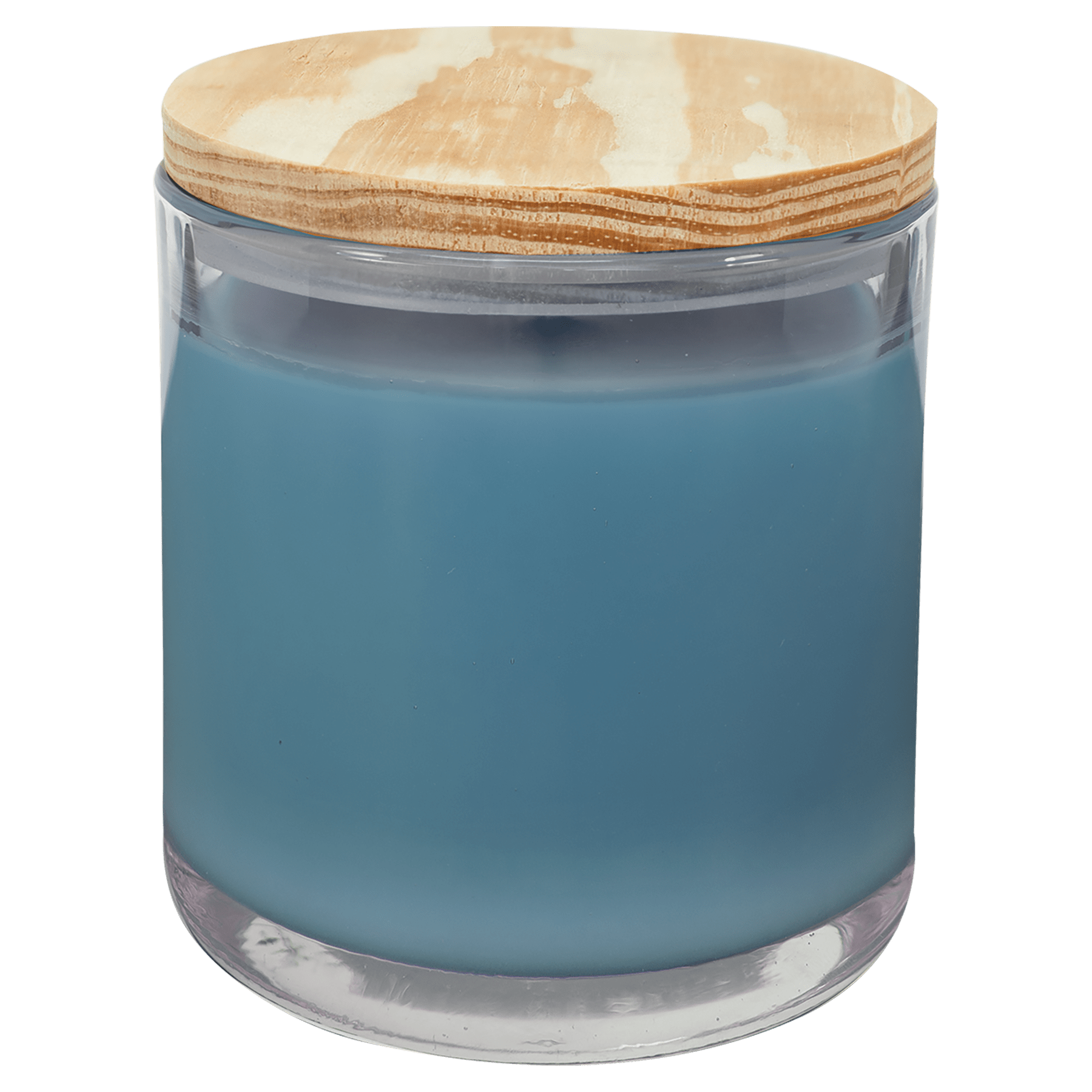 Candle in a Glass Holder with Wood Lid - CND01