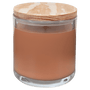 Candle in a Glass Holder with Wood Lid - CND01