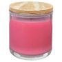 Candle in a Glass Holder with Wood Lid - CND01