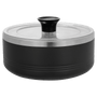 Polar Camel Black 1.25 Quart Serving Bowl with Lid