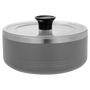 Polar Camel Gray 1.25 Quart Serving Bowl with Lid