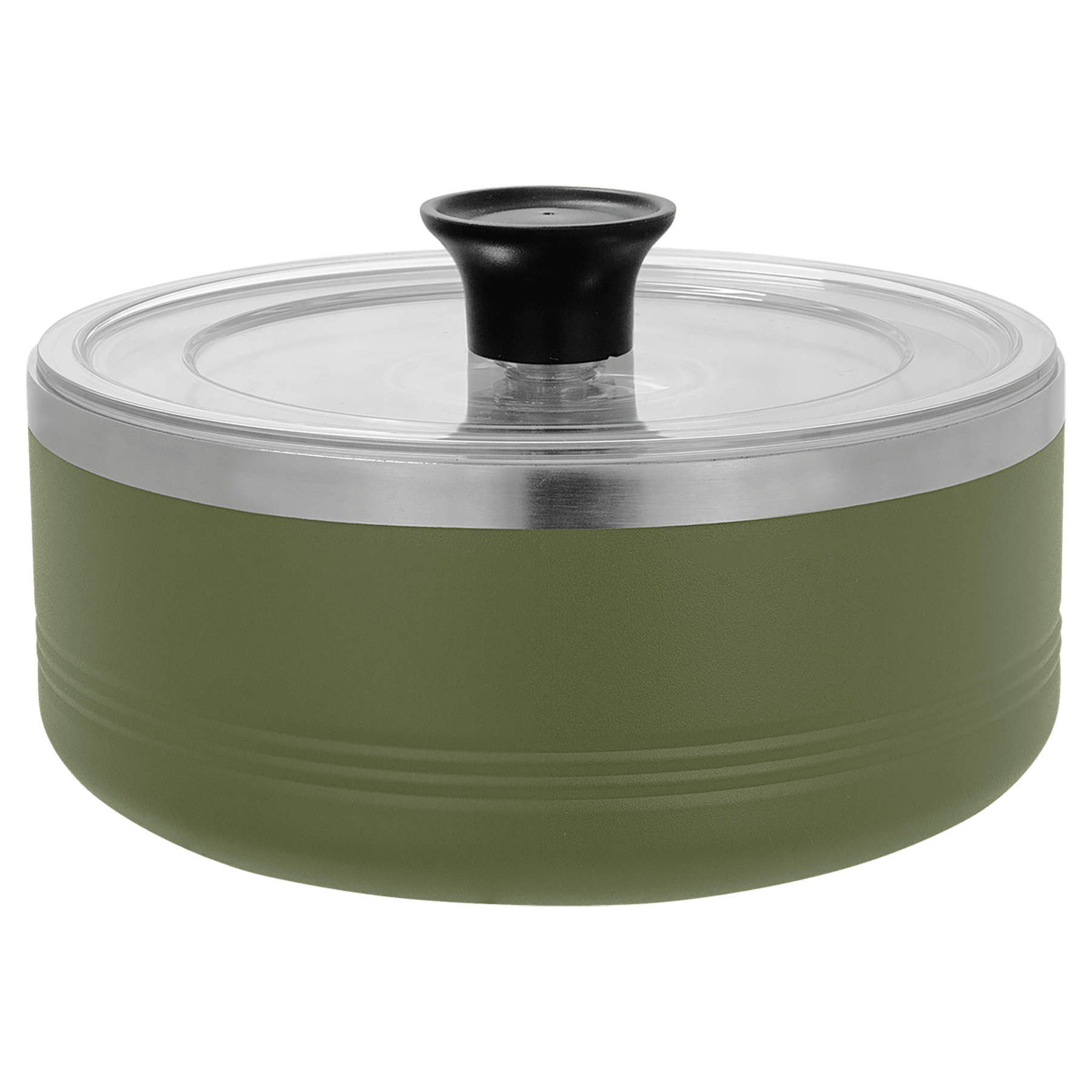 Polar Camel Olive Green 1.25 Quart Serving Bowl with Lid