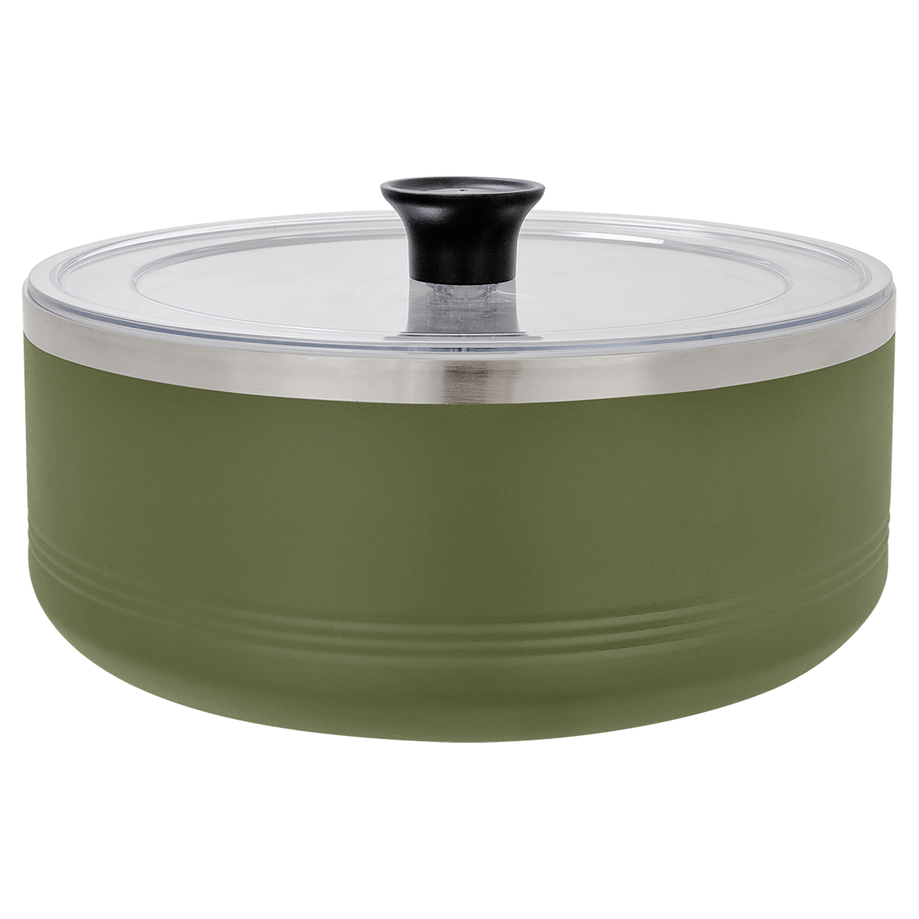 Polar Camel Olive Green 3 Quart Serving Bowl with Lid