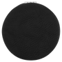 2.5" Black/Silver Leatherette Compact Mirror