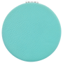 2.5" Teal Leatherette Compact Mirror