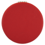 2.5" Red Leatherette Compact Mirror